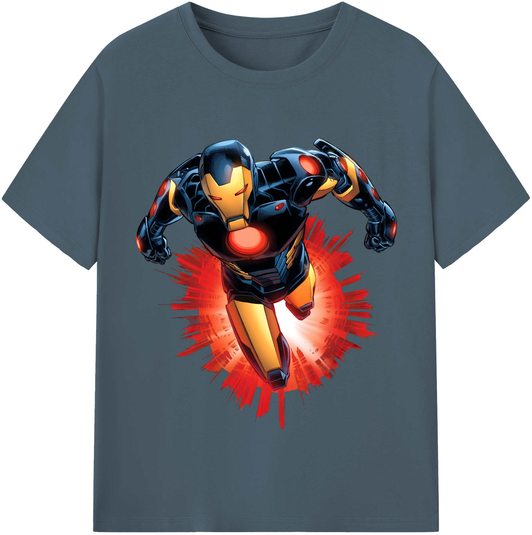 （画像用） アベンジャーズ The Avengers 綿100％半袖Tシャツ（フロントプリント）